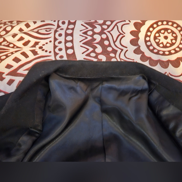 VINTAGE 1960's Black Jacket/ Blazer no tags - Picture 9 of 10